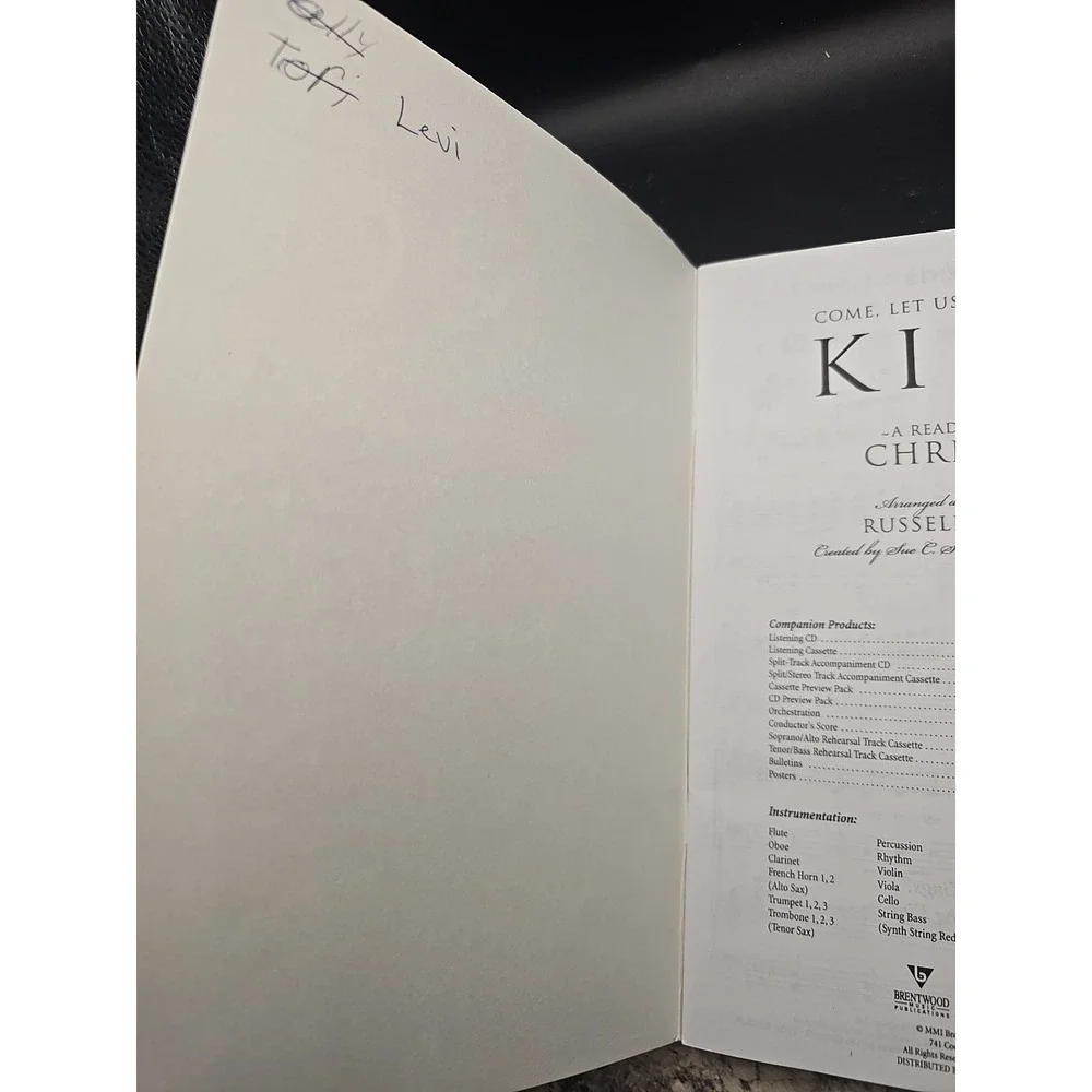 Come, Let Us Worship the King: A Ready to Sing Christmas SATB by Russell Mauldin